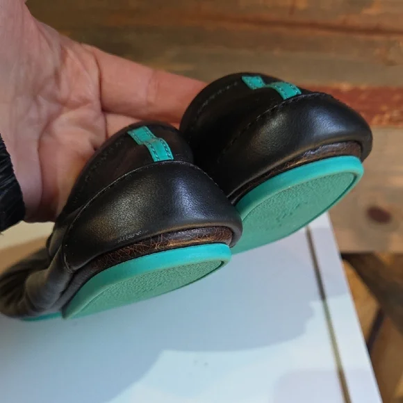 Tieks Matte Black Ballet Flats - Picture 7 of 10